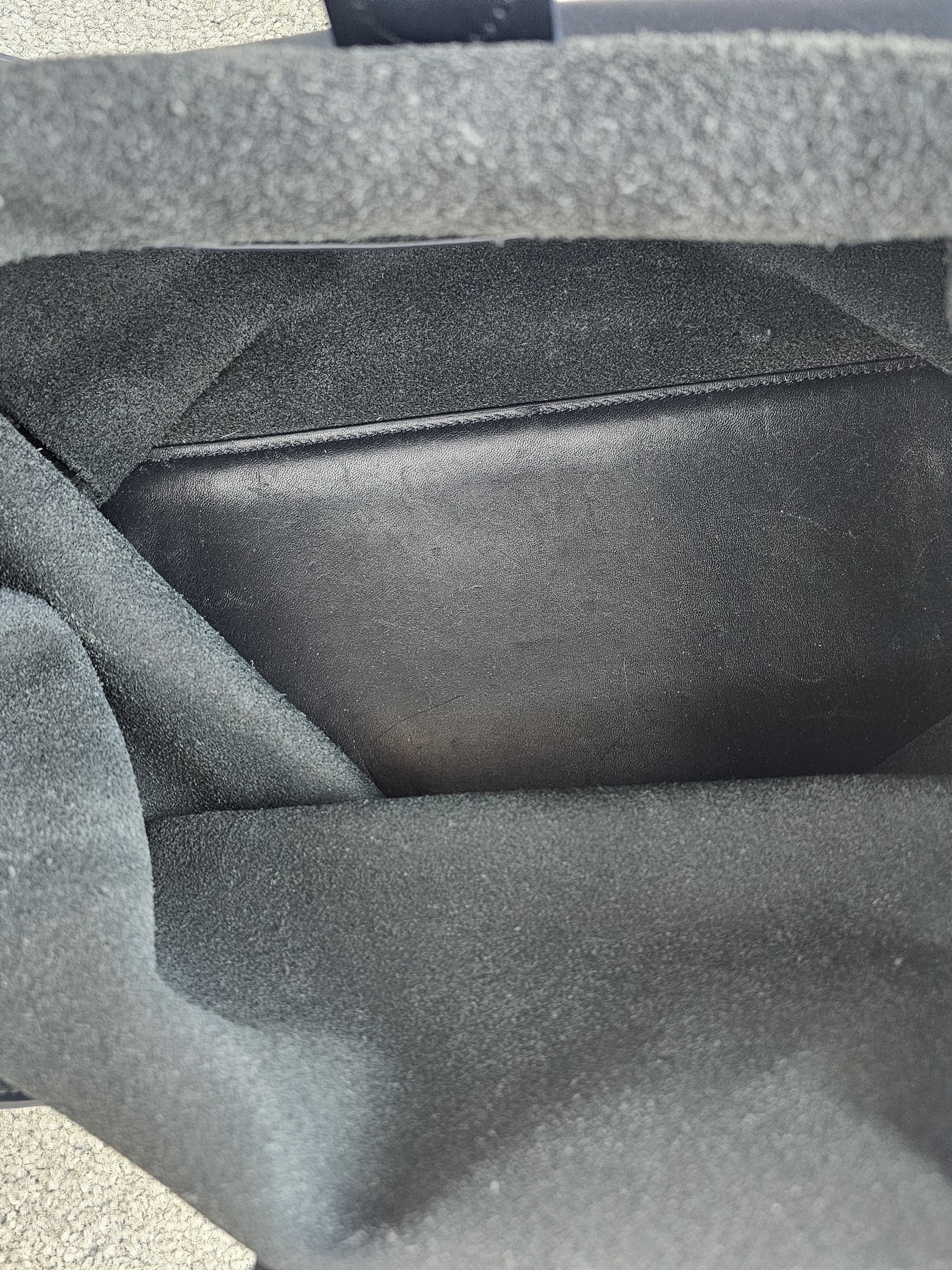 Navy Blue Leather All Saints Tote Bag — image 4 of 8